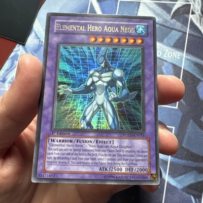 Yugioh Elemental Hero Aqua Neos POTD-EN031 Ultra Rare 1st Ed LP-image