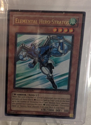 Yugioh Elemental Hero Stratos JUMP-EN012 Ultra Rare Limited Editon-image