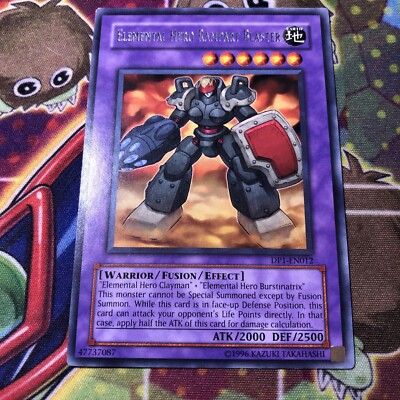 YUGIOH ELEMENTAL HERO RAMPART BLASTER DP1-EN012 RARE (LP)-image