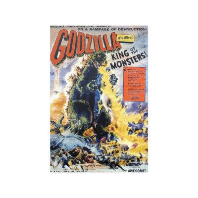 1956 GODZILLA Movie Poster Reprint -image