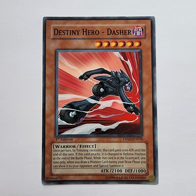 Destiny HERO - Dasher - DP05-EN010 - VLP - Common - 1st ed - Yugioh-image