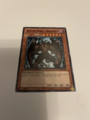 Yu-gi-oh! Destiny Hero - Malicious - GLD3-EN009 - (Common) LIMITED EDITION-image