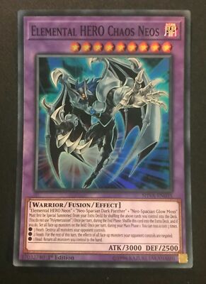 ( ELEMENTAL HERO CHAOS NEOS ) - Super Rare - SHVA-EN035 - 1st - NM - Yu-Gi-Oh -image