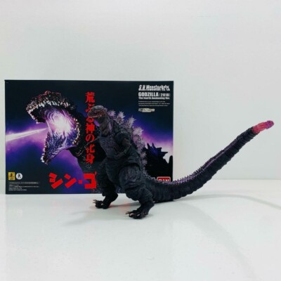 S.H.Monsterarts Shin Godzilla 2016 The Fourth Awakening Ver Bandai Used Japan-image