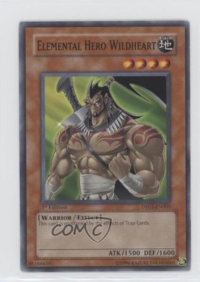 Elemental HERO Wildheart 1st Ed. YuGiOh Jaden Yuki 2 Duelist Pack 2007 0b3-image
