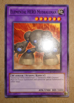 RYMP-EN018 Elemental Hero Mudballman Common Yugioh Card-image