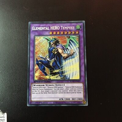 Yu-Gi-Oh! Speed Duel Elemental Hero Tempest Common SGX2-ENA21 Near Mint 1st-image