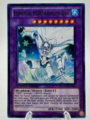 Yu-Gi-Oh! Elemental HERO Absolute Zero GENF-ENSE1 Rare!-image