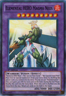 Yu-Gi-Oh! - Elemental HERO Magma Neos  (LCGX-EN064) - Legendary Collection 2 - N-image