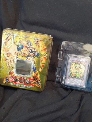 YuGiOh  ELEMENTAL  HERO  PLASMA  VICE  TIN   2007  & Sealed Hero Card-image