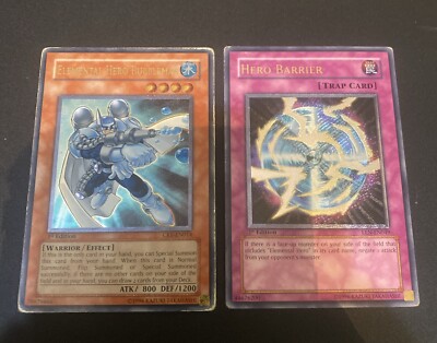 Elemental Hero Bubbleman CRV-EN014 1st Edition ULTIMATE MP + FREE HERO BARRIER-image