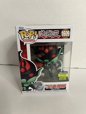 SDCC 2024 FUNKO POP ELEMENTAL HERO FLAME WINGMAN YU-GI-OH! In Hand Ready To Ship-image