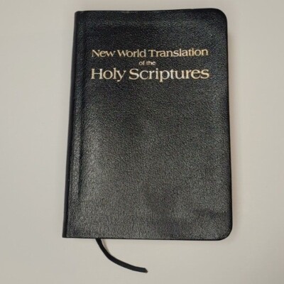 Vintage 1989 edition 1984 New World Translation of the Holy Scriptures Watch Tow-image