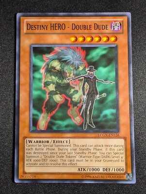 Yu-Gi-Oh! Destiny HERO - Double Dude LCGX-EN126 Unlimited Edition Common NM-image