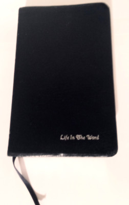 The Amplified Bible 1987 Zondervan - Navy Blue Bonded Leather Standard Maps USA-image