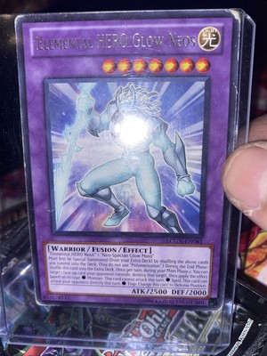 Elemental HERO Glow Neos LCGX-EN061 Yu-Gi-Oh Legendary Collection  Unlimited-image