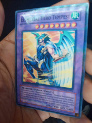 Yu-Gi-Oh! TCG Elemental Hero Tempest Mattel Action Figure Series 2 MF02-EN001...-image