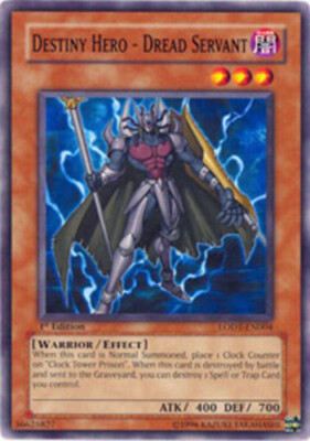 Destiny Hero - Dread Servant - LODT-EN004 - Common - Unlimited Edition x3 - Near-image