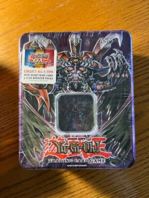 Yu-gi-oh Yugioh Destiny Hero Plasma Tin SEALED 2007-image
