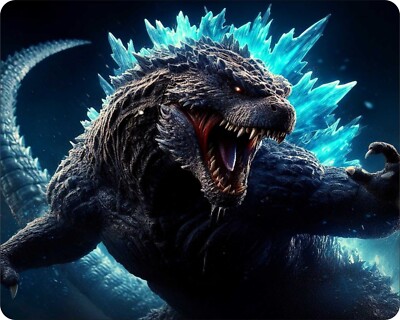 Godzilla Mad as Hell AI Design  Novelty Mouse Pad Stunning-image