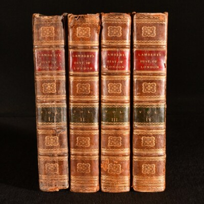 1806 4Vols The History and Survey of London and Its Environs B Lambert First ...-image