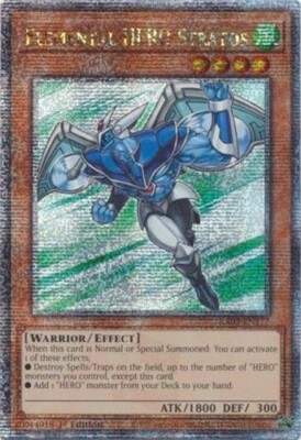 Yugioh RA03-EN177 Elemental HERO Stratos QCSR 1st Edition MINT-image