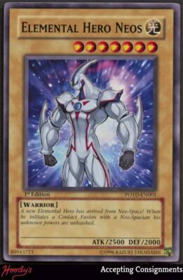 Yu-Gi-Oh! Power of the Duelist Elemental HERO Neos Common #POTD-EN001 Near Mint-image