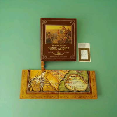 Easton Press The Story Of the West Smithsonian Institution with MAP, Very Nice!-image