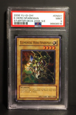 Elemental HERO Sparkman | Ultra Rare | 2008 YSD | PSA 9 Mint | English Yu-Gi-Oh-image