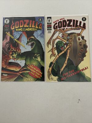 GODZILLA KING OF MONSTERS #4 & 5 1995 Dark Horse COMIC BOOK Art Adams-image