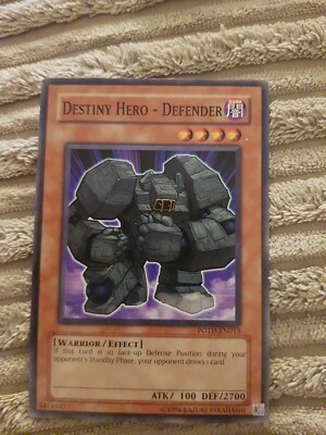 1x YuGiOh TCG Destiny Hero Defender  POTD EN013 Trading Card Game-image