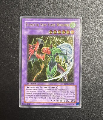 Elemental Hero Flame Wingman 1st Ed Ultimate Rare TLM-EN035 NM/M-image