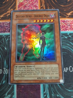 Yu-Gi-Oh! Destiny Hero - Double Dude POTD-EN012 Super Rare Unlimited Near Mint-image