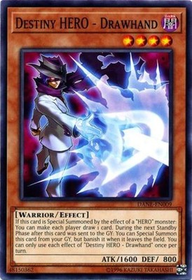 Destiny HERO - Drawhand - DANE-EN009 - Common - Unlimited Edition Near Mint Dark-image