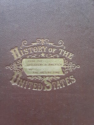 A Popular History Of The United States (1878) John C. Ridpath, HC, Illus., Rare-image