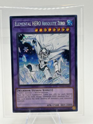 Elemental HERO Absolute Zero BLC1-EN004 Secret Rare NEAR MINT Yugioh-image