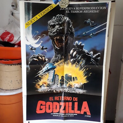 1985 Poster Gojira The Return of Godzilla The Legend Is Reborn Art Cinema Mexico-image