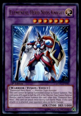 Yu-Gi-Oh! 1st Edition Elemental Hero Neos Knight #EXVC-EN093 Near Mint-image