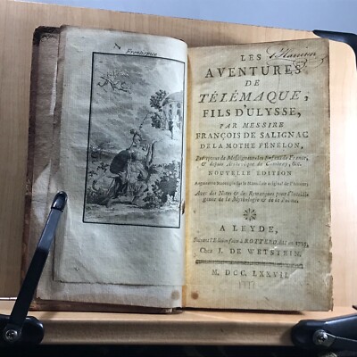 1777 Les Aventures de Telemaque Fils D’Ulysse - Illustrated with Folding Map -image
