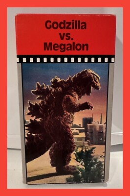 Godzilla vs. Megalon VHS Tape - Video Treasures Edition (1973) Rare!!!-image