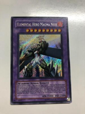 USA Seller Yugioh  Elemental Hero Magma Neos TAEV-EN043  Secret Rare NM-image