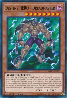 Destiny HERO - Dreadmaster - LEHD-ENA03 - Common - 1st Edition Near Mint Legenda-image