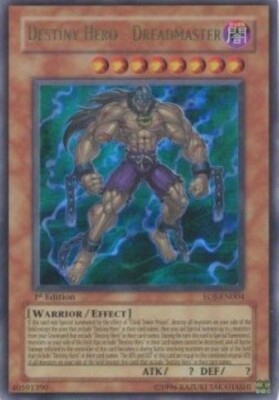 Yugioh-Destiny Hero - Dreadmaster-Ultra Rare-1st Edition-EOJ EN004 (LP)-image