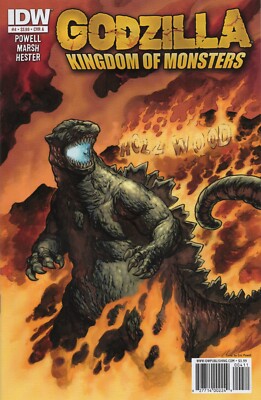 IDW Comics Book Godzilla #4 Cover A Kingdom of Monsters 2011 Grade VF 8.0-image