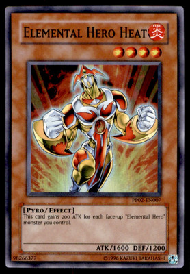 Yu-Gi-Oh! Elemental Hero Heat #PP02-EN007 Near Mint-image