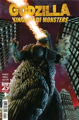 Godzilla 70th Anniversary Foil Classics: #1 Cover A (Ross)-image