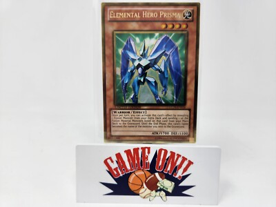 YuGiOh Elemental Hero Prisma GLD3-EN014 Gold Series Limited Edition LP-image