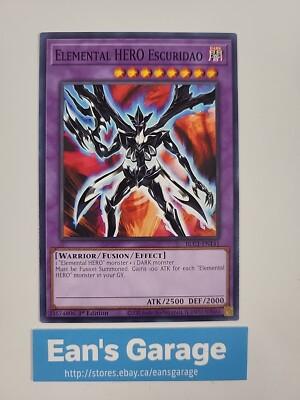 YuGiOh Elemental HERO Escuridao 1st Edition BLC1-EN141 Battles of Legend - MN-image