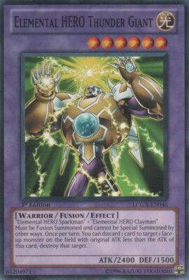 Yugioh! MP Elemental HERO Thunder Giant - LCGX-EN046 - Common - Unlimited Editio-image