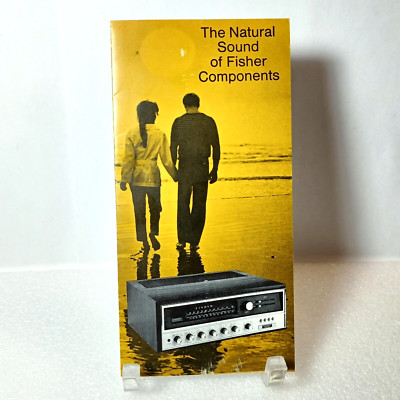 Natural Sound of Fisher Components brochure vintage 1970s home audio receivers-image